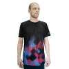 Футболка с полной запечаткой приталенного кроя, модель с коротким рукавом, материл джерси