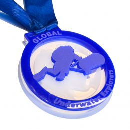 Медаль из акрила 2-слойная