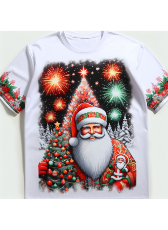 Новый год с корпоративными подарками: футболки, толстовки, шапки и фартуки