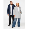 Куртка-парка унисекс Sfera, светло-серая