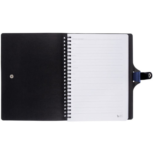 Ежедневник Strep Front на заказ, недатированный, синий