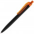 Ручка шариковая Prodir QS01 PRT-T Soft Touch, черная с оранжевым Ручка шариковая Prodir QS01 PRT-T Soft Touch, черная с оранжевым