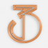 Подвеска Symbol, 3D-печать на заказ, цифра 3 Подвеска Symbol, 3D-печать на заказ, цифра 3