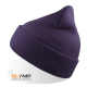 Шапка вязаная  двойная Wind-S фиолетовый 