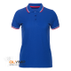 Рубашка поло женская триколор STAN хлопок/полиэстер 185, 04WRUS синий 